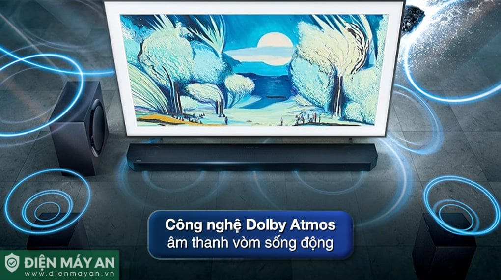 Smart Tivi Khung Tranh The Frame QLED Samsung AI 4K 75 inch QA75LS03F (75LS03F)